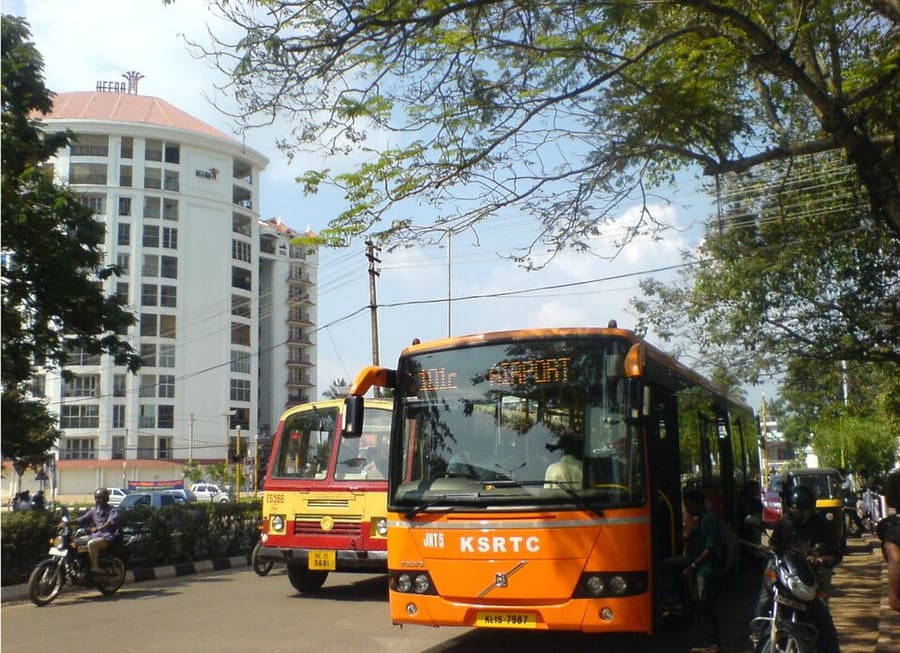 KSRTC AC Volvo bus